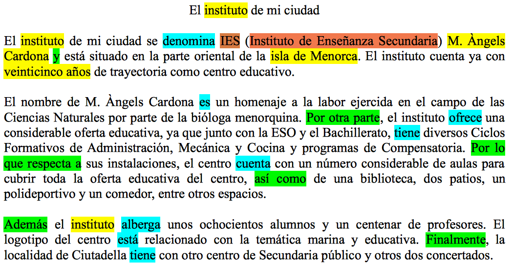 El texto expositivo perfecto