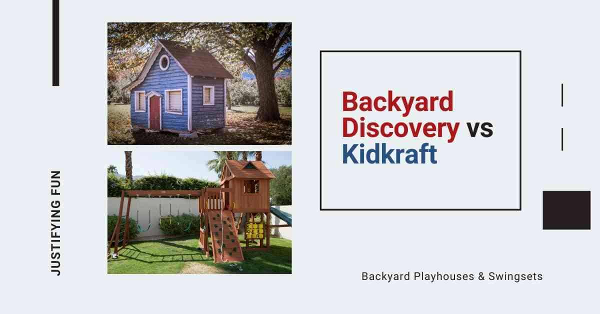 Kidkraft vs Backyard Discovery Playhouse & swing set comparison