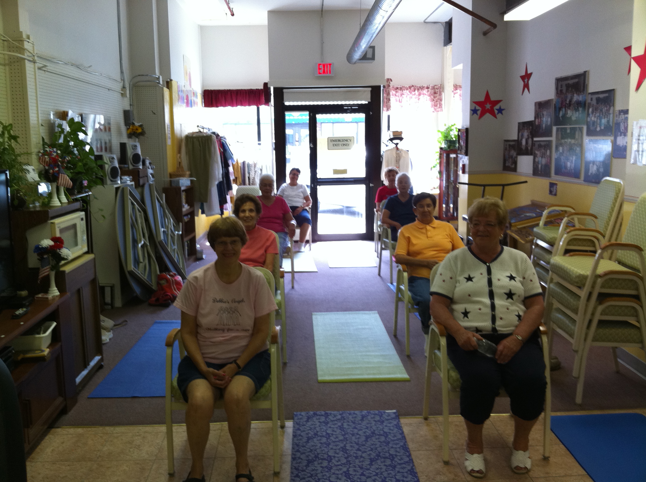 Yoga at the Clinton Senior Center Justin's Yoga & Flexibility site