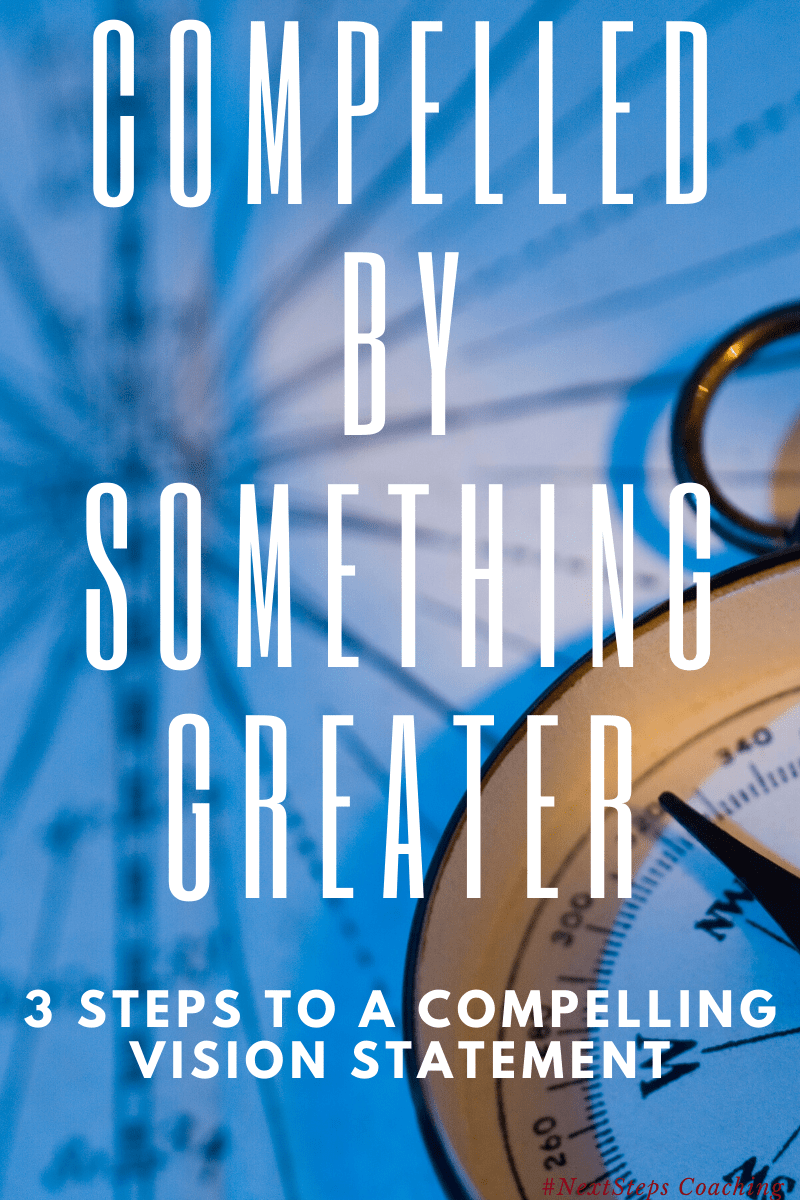 Compelled by something greater