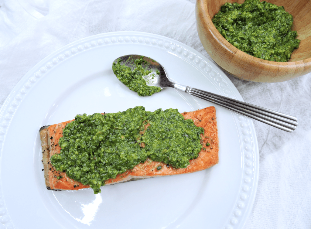 DairyFree Spinach Pesto Paleo, Whole30 Just Jessie B