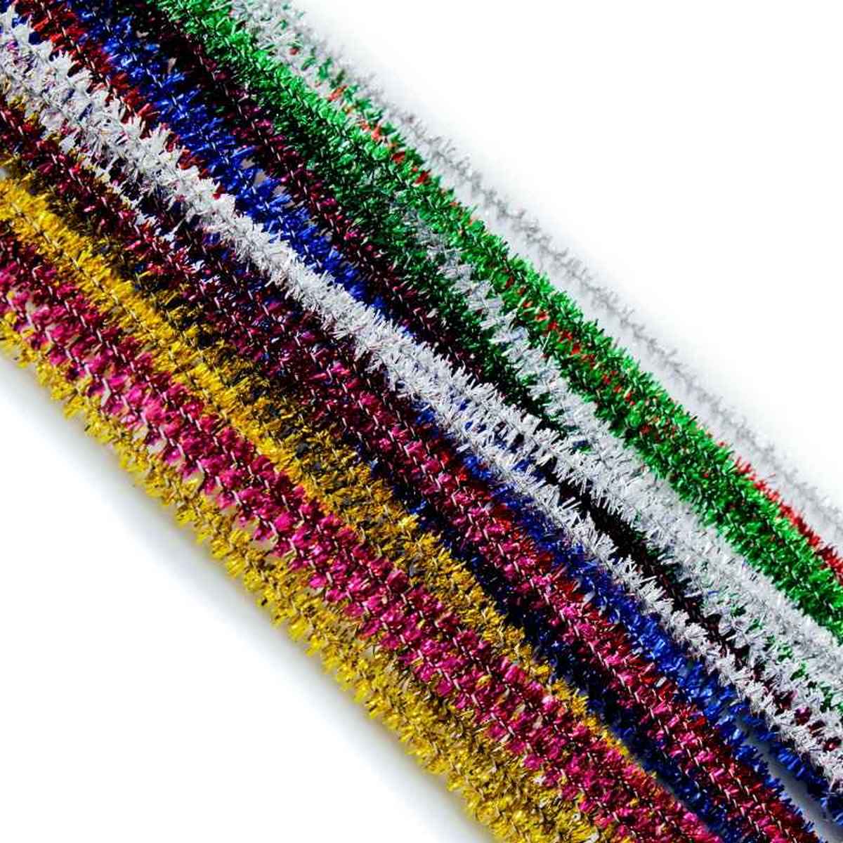 Buy Glitter Pipe Cleaner Chenille Sticks (Pack of 30) (Length 12 Inch) Multicolor