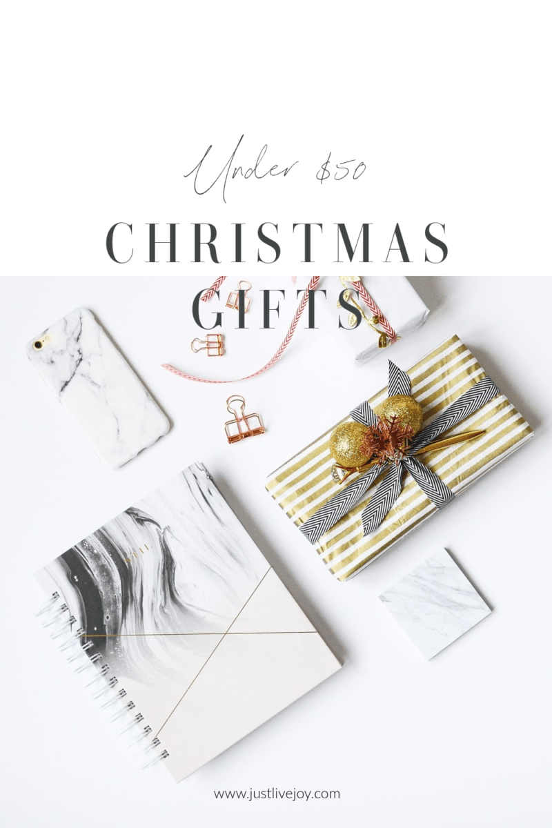 Luxury Christmas Gifts Under 50 • JUST LIVE JOY