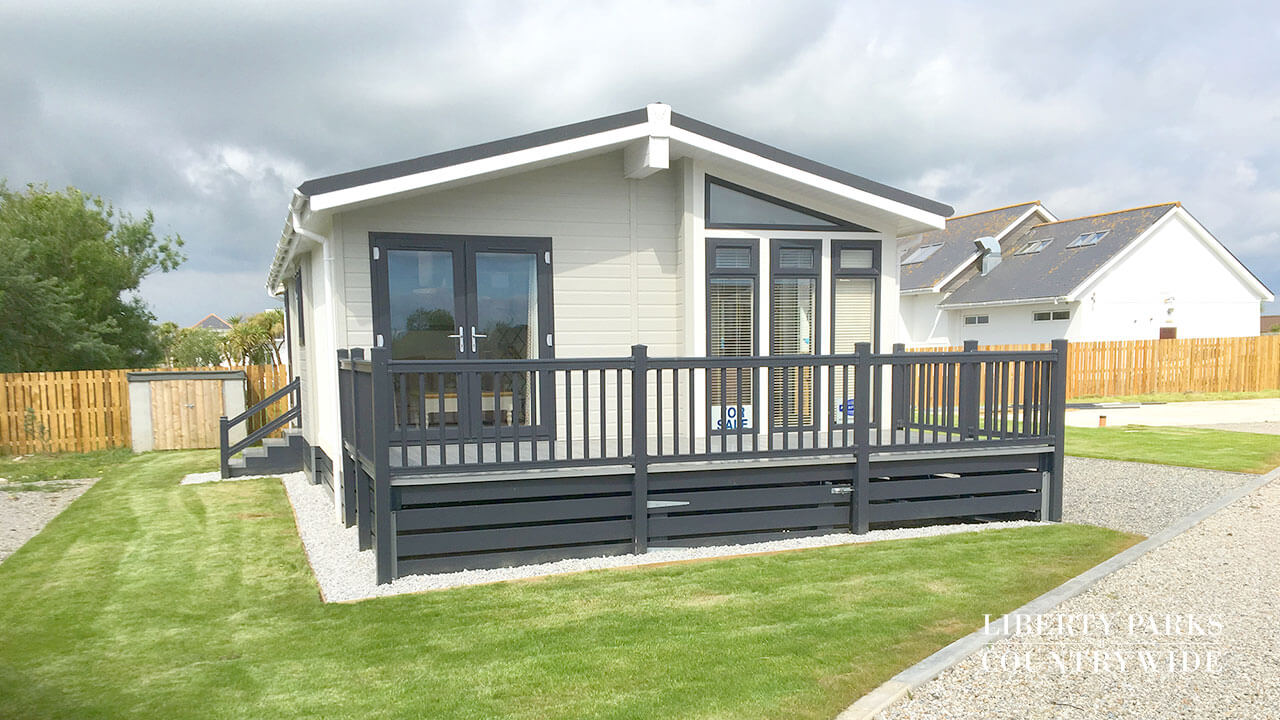Merryn Heights Holiday Lodge Park in Cornwall, South West England