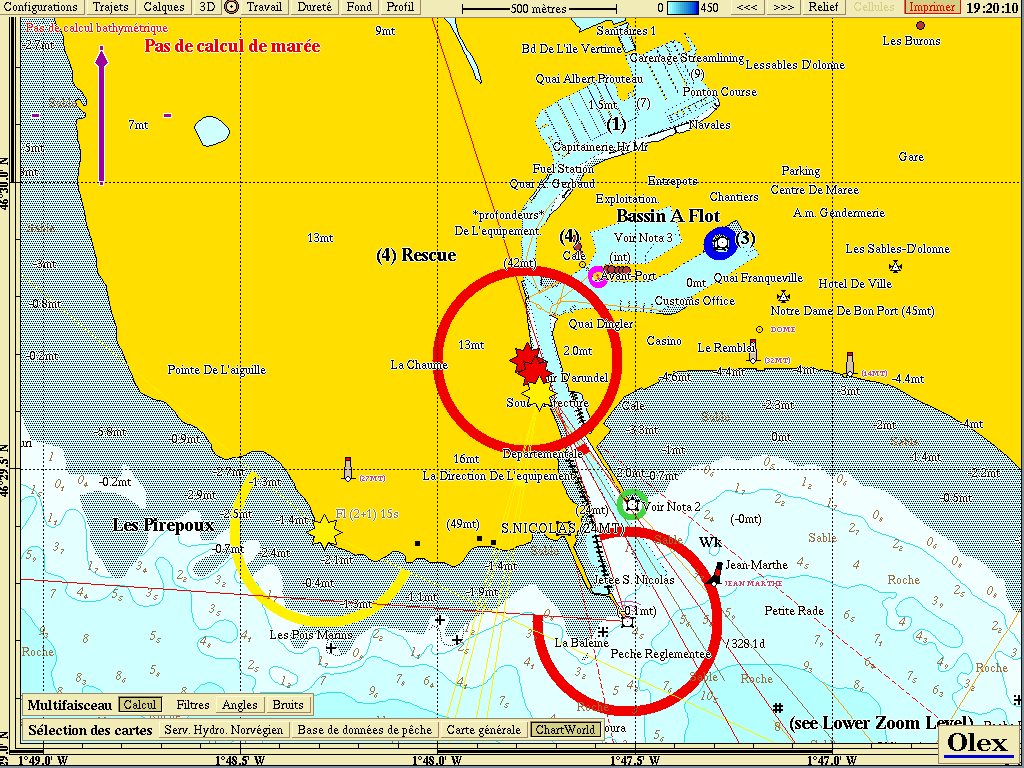 Pain Points De La Cartographie Marine Sur Pc Cartographie marine compatible Olex CMap CM93, ENC S57, Chartworld S63