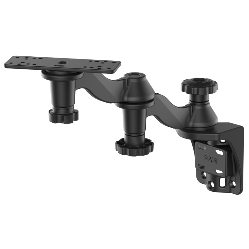 Ram Double Swing Arm Mount System Vertical RAM Mounts, Laptop Mounts