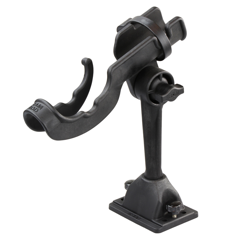 RamRod 2000 Holder with Deck and Track Mount RAM Mounts, Laptop Mounts, Phone Mounts, and