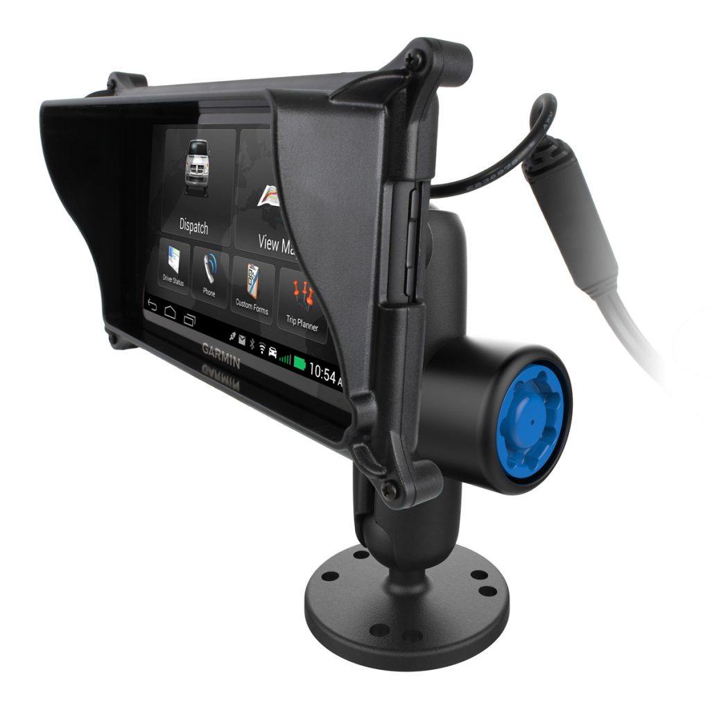 Ram 1 inch Diameter Ball Locking Mount, PinLock Security Knob/Key Knob