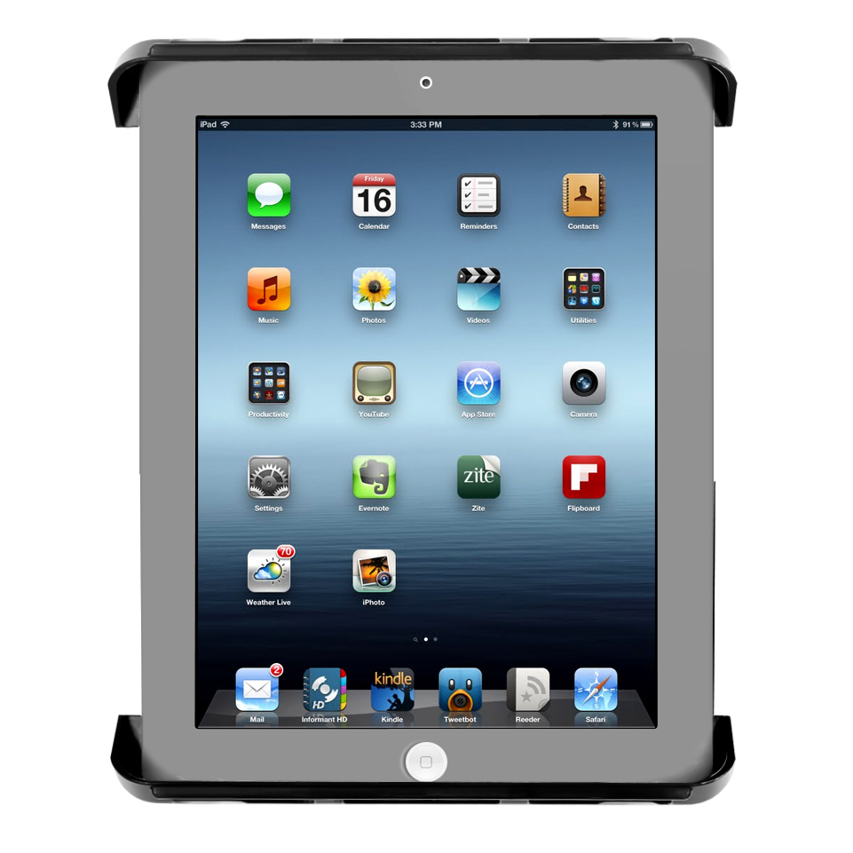 Ram TabTite Holder for the Apple Ipad, Ipad2, Ipad 3rd Generation, HP