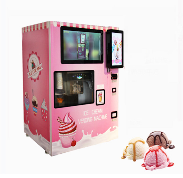 Soft Ice Cream Vending Machine Business Just Now Vending