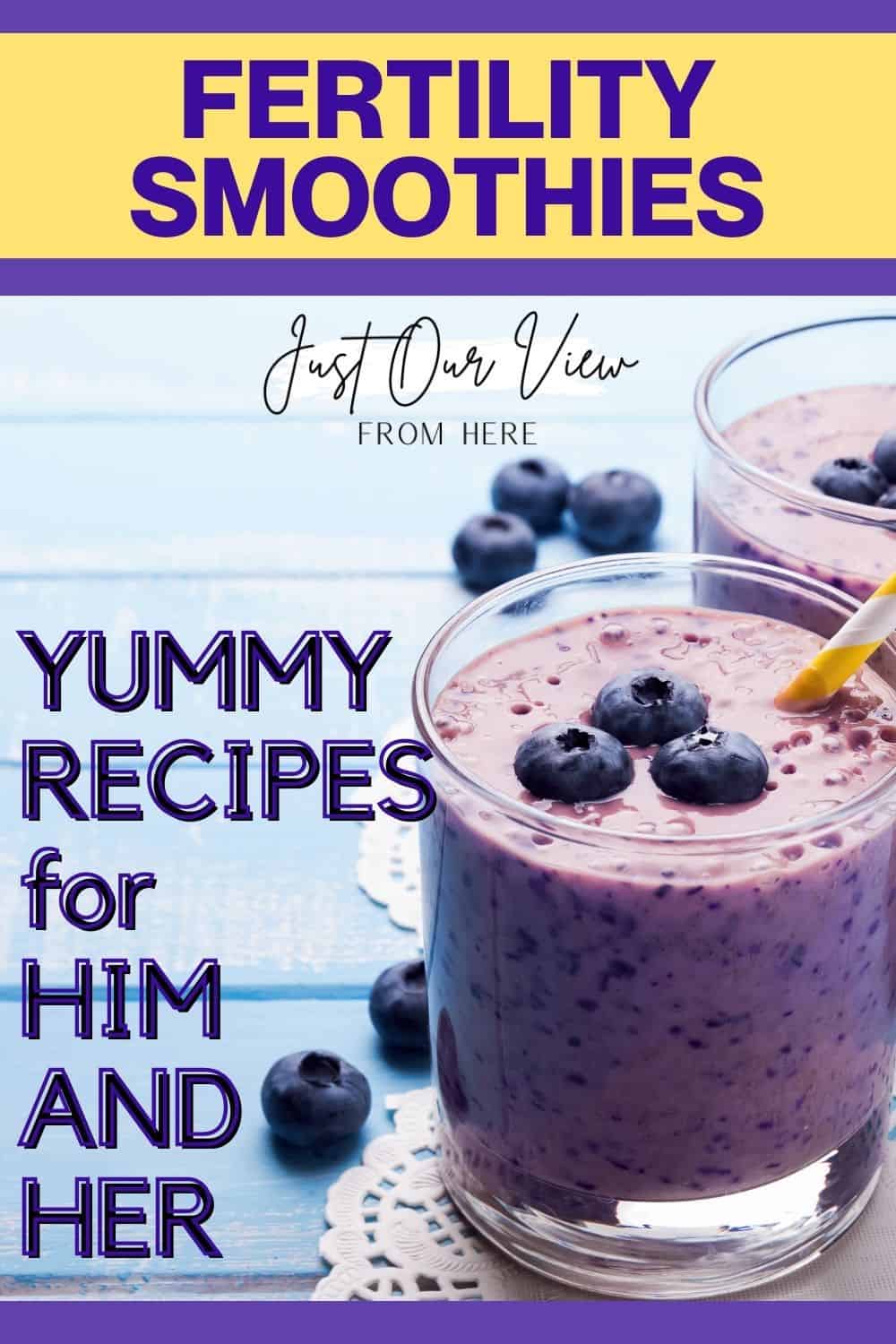 Fertility Smoothie Recipes For Him And Her Just Our View From Here
