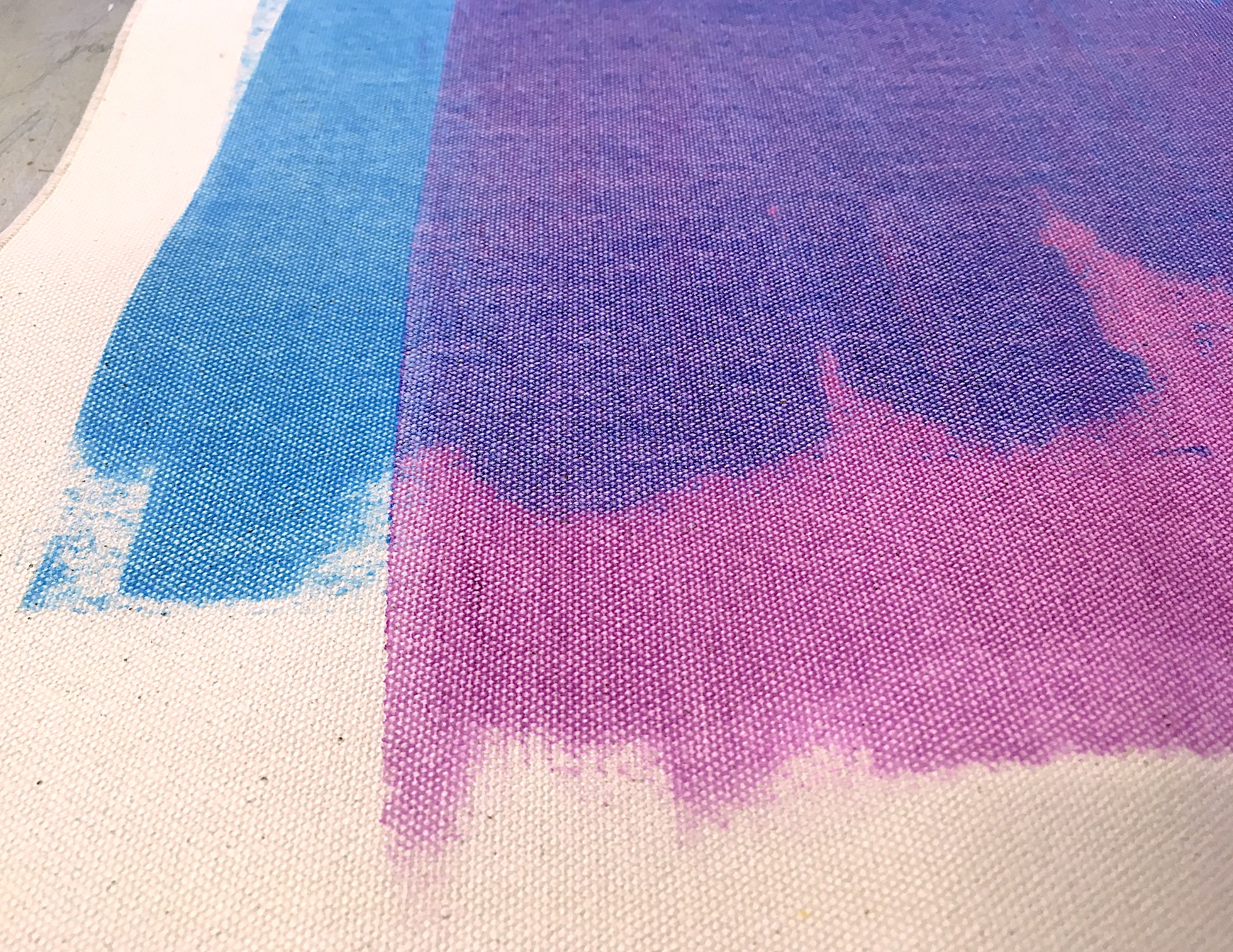 Blade Applied Translucent Acrylic Grounds Just Paint