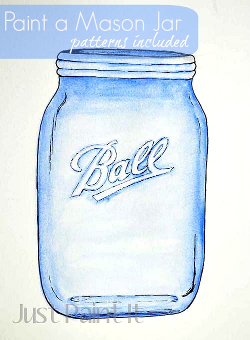 How to Paint a Canning Jar Just Paint It Blog