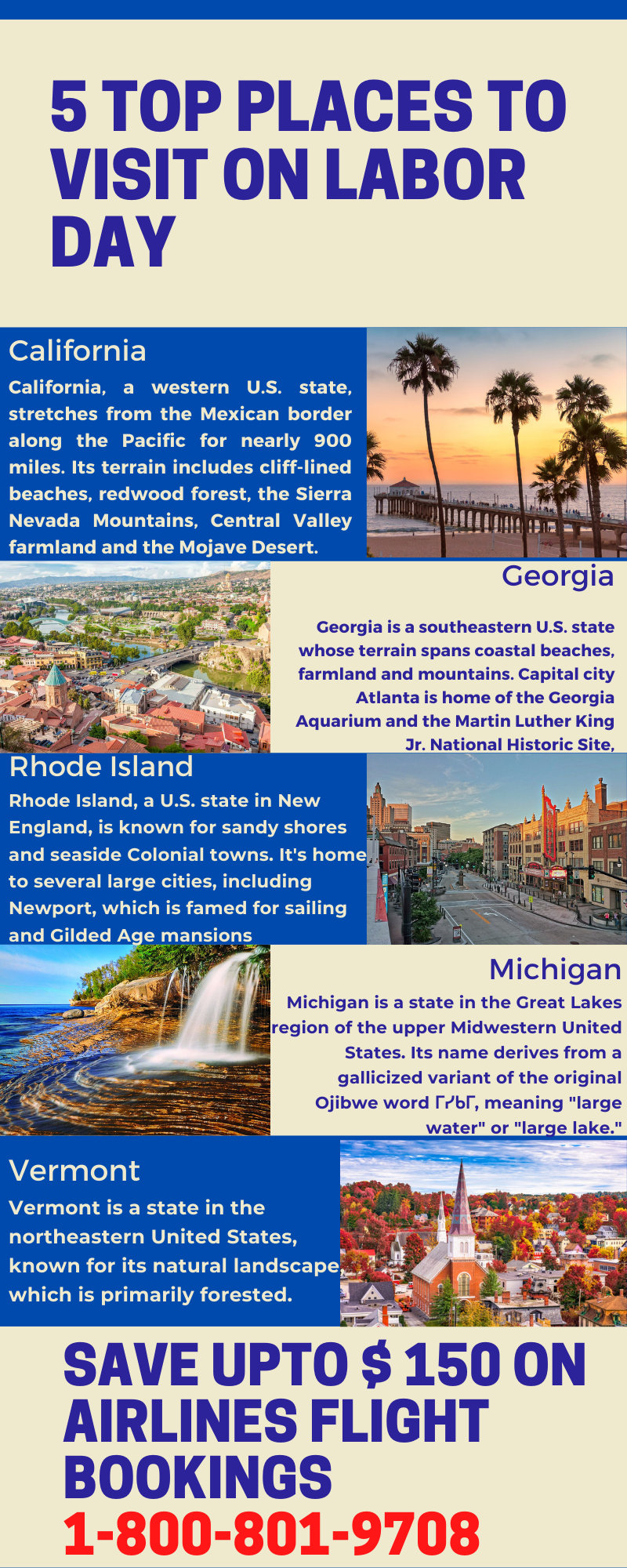 5 Top Places to Visit on Labor Day Holiday Labor Day Flights