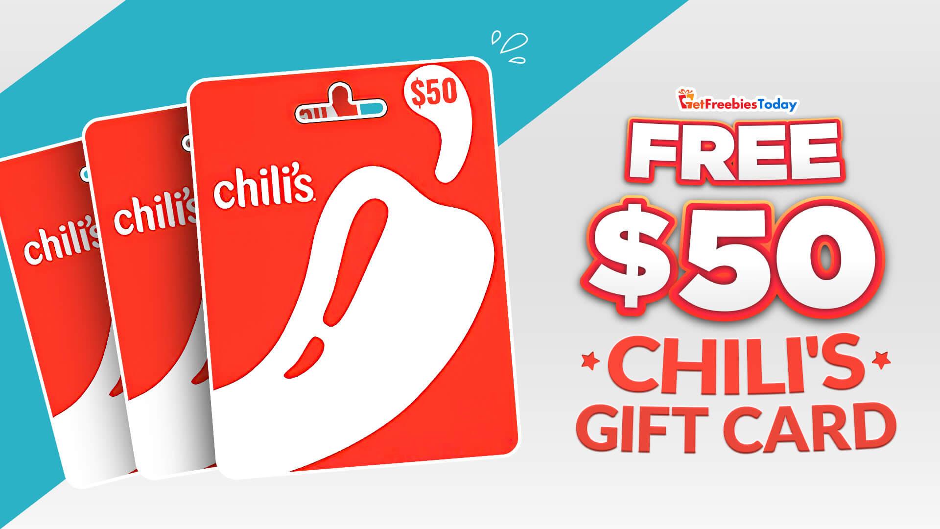Free 50 Chili's Gift Card JustPaste.it