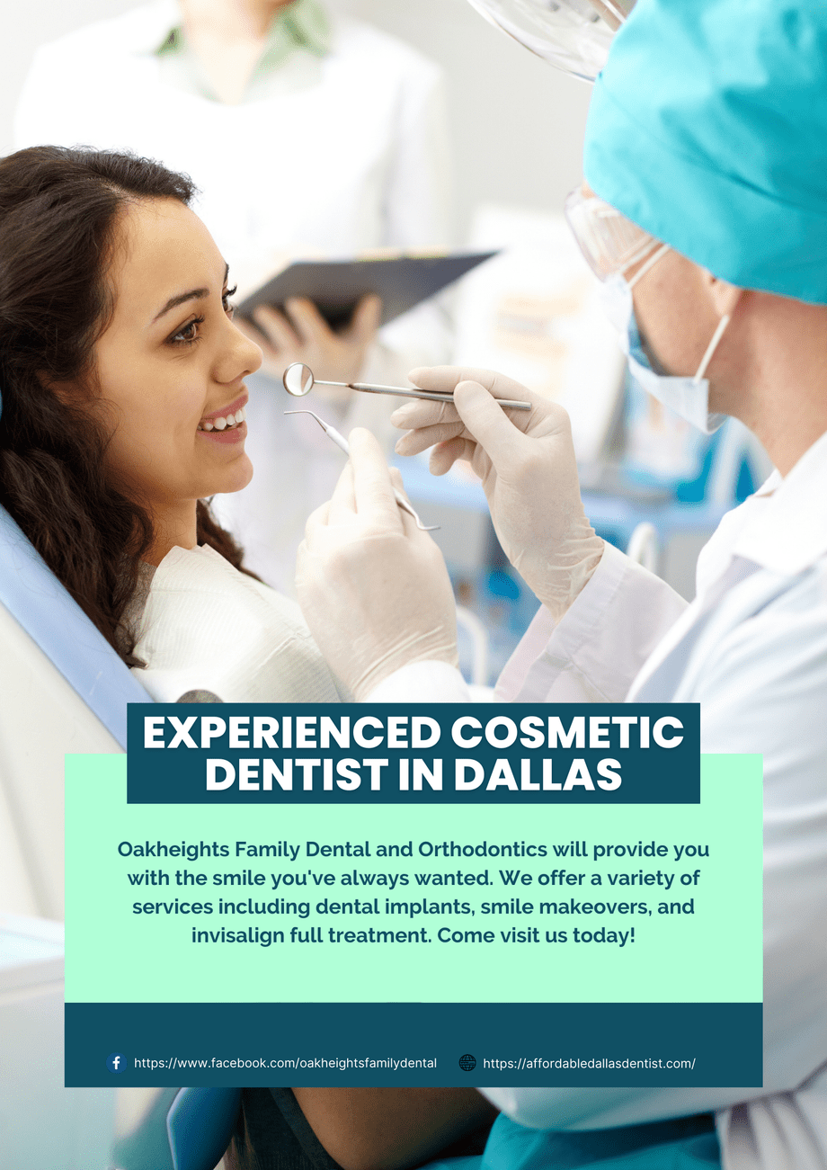 Experienced Cosmetic Dentist in Dallas Tx Oakheights Family Dental