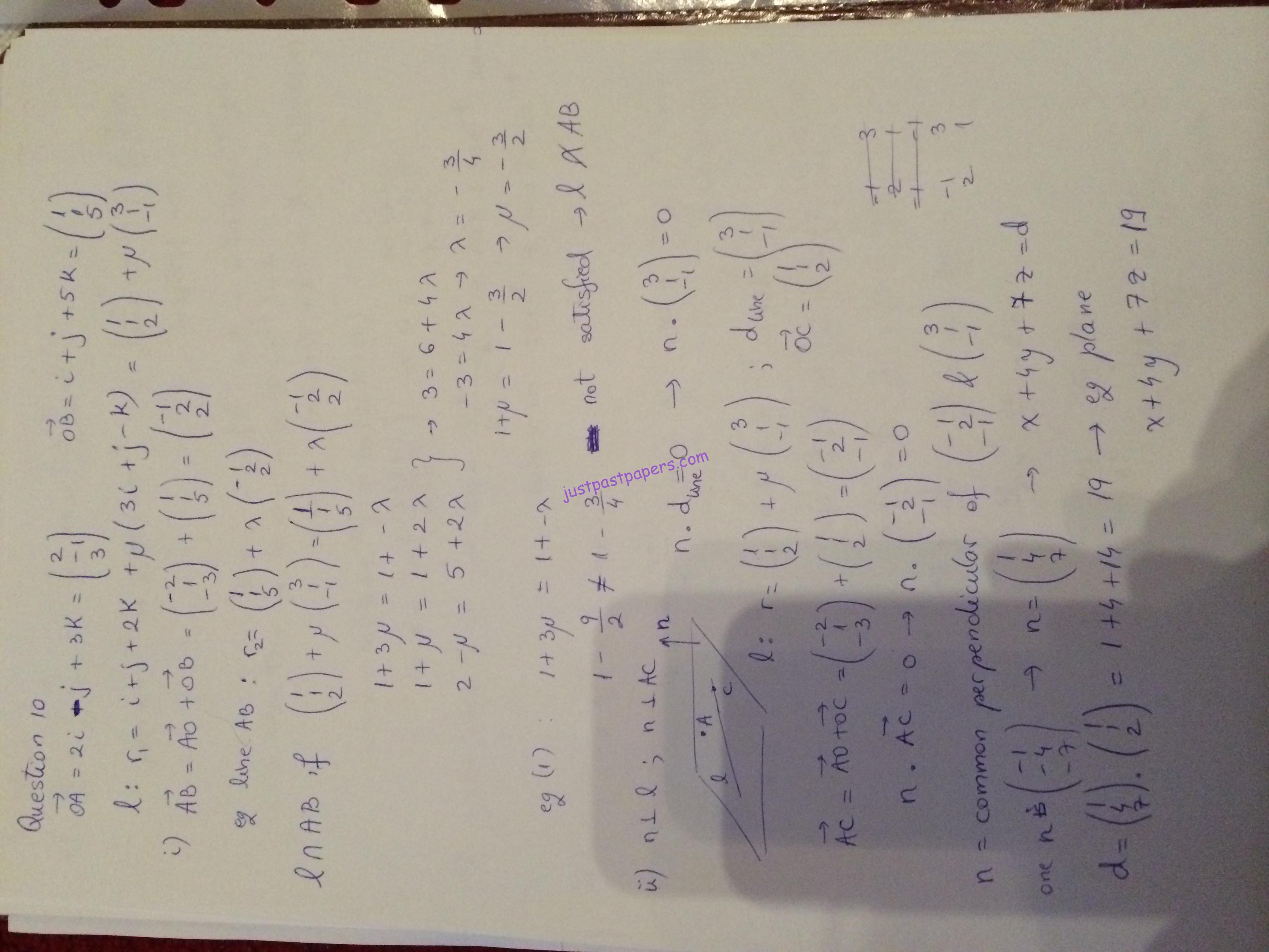 Past Papers Papers A Levels Mathematics (9709) 2022 GCE.