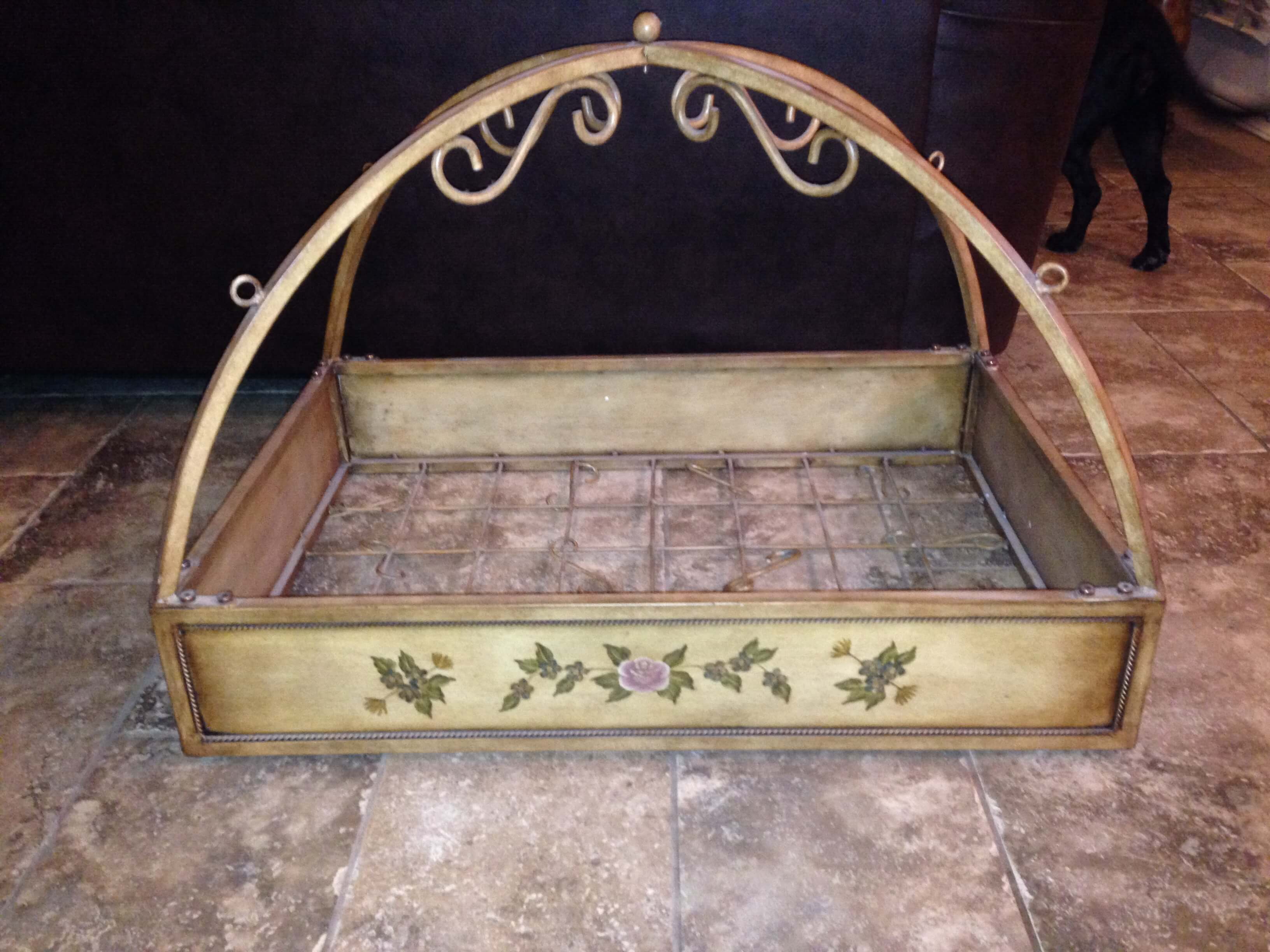 DIY Kitchen Pot Rack Repurpose Project