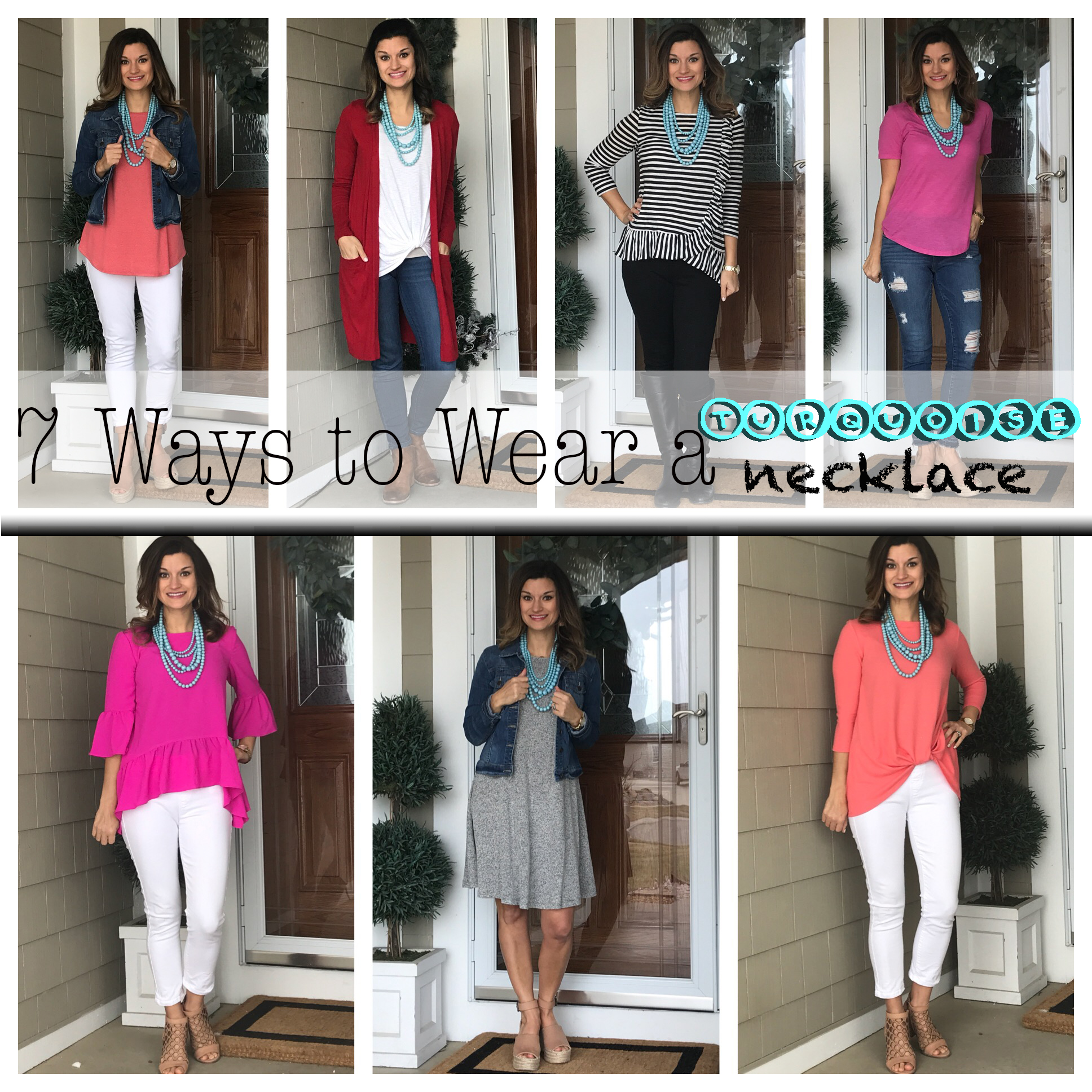 7 Ways to Wear a Turquoise Necklace Just Posted