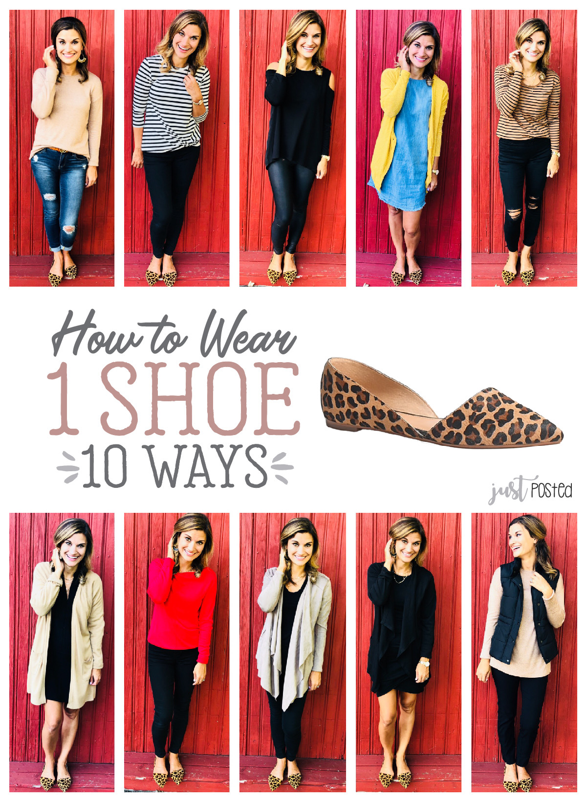 10 Ways to Wear Leopard Shoes Just Posted