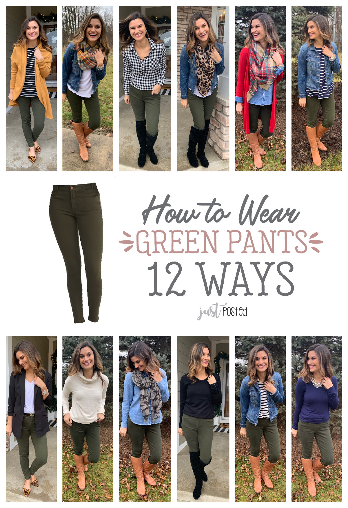 Twelve Ways to Wear Green Pants Just Posted