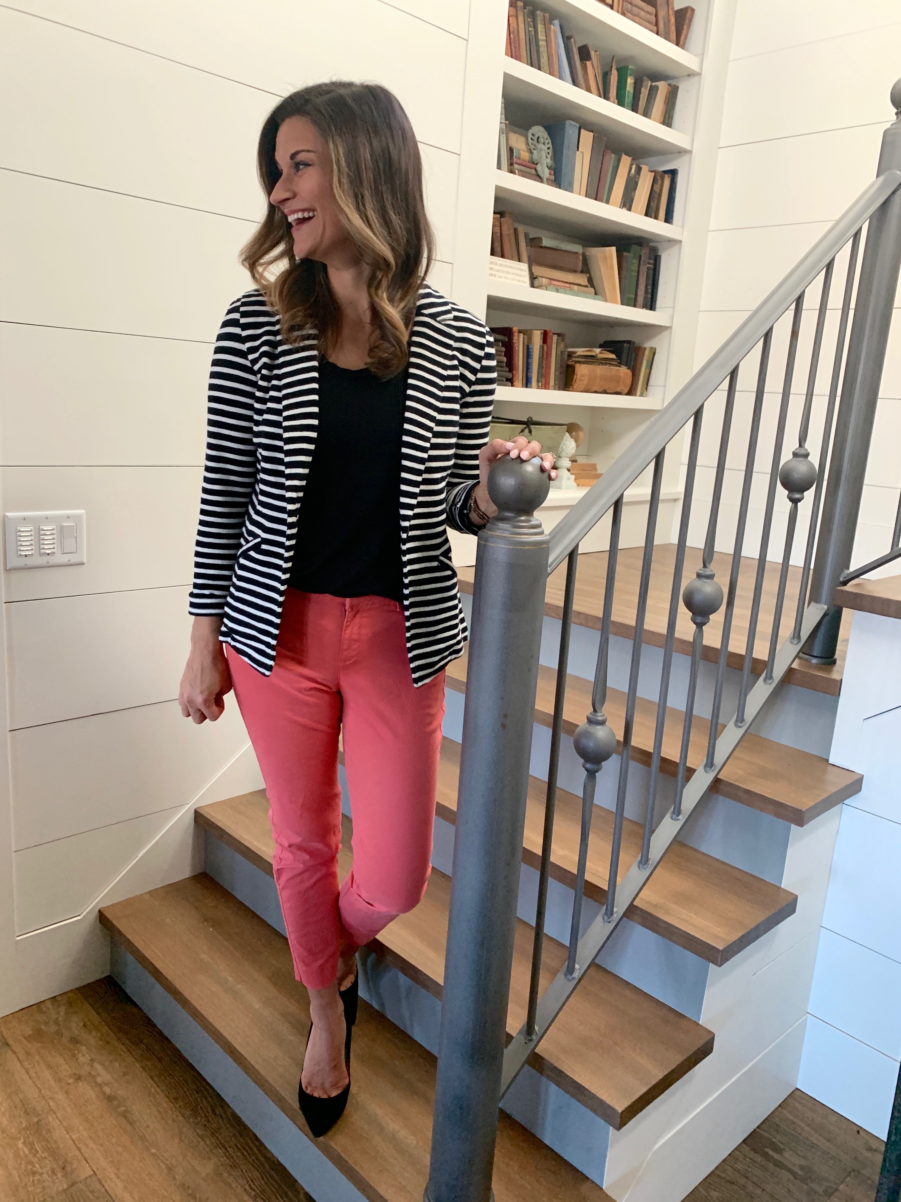 How to Wear One Striped Blazer Twenty Ways Just Posted