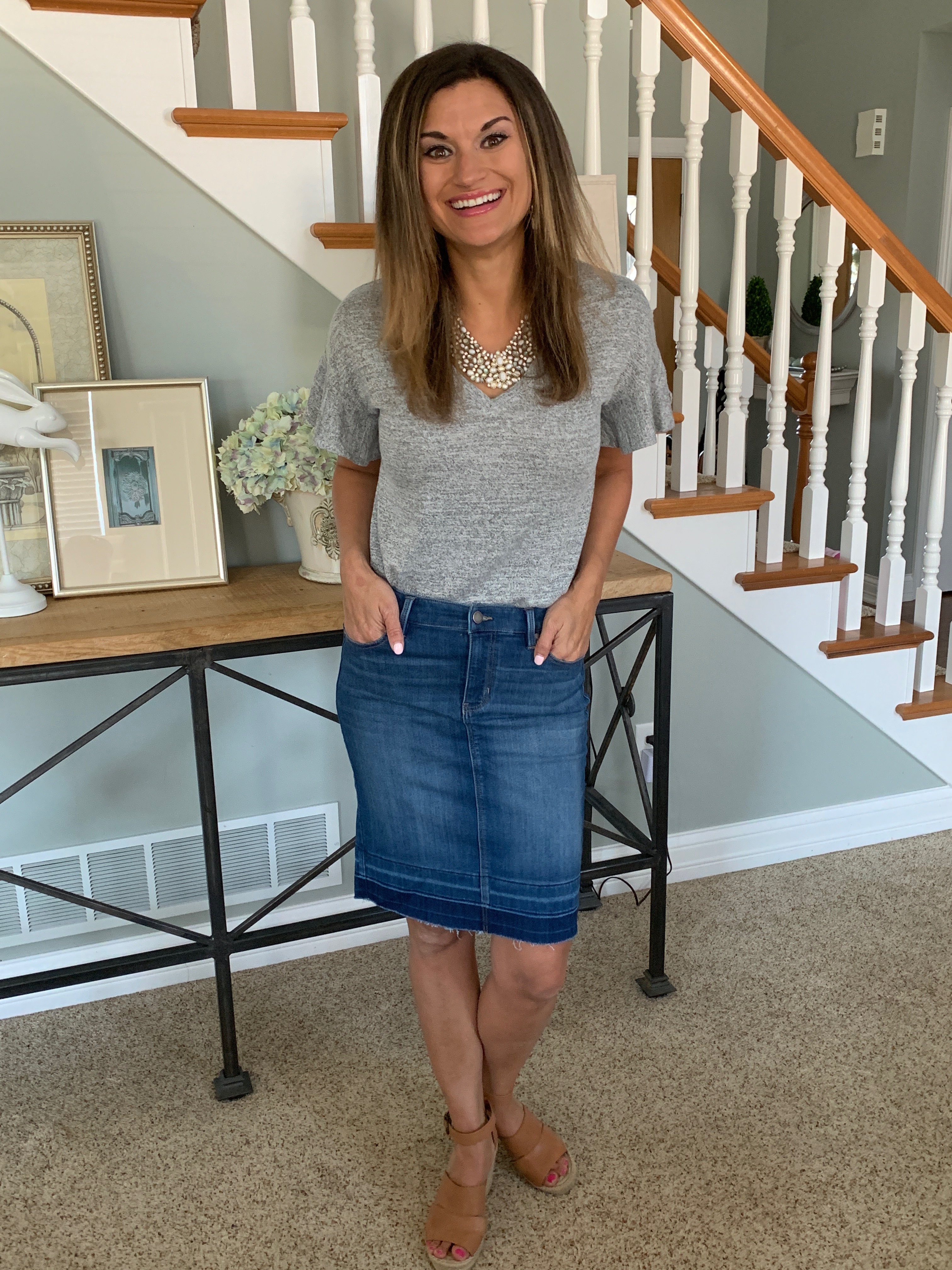 How to Wear One Grey Top Twelve Ways Just Posted