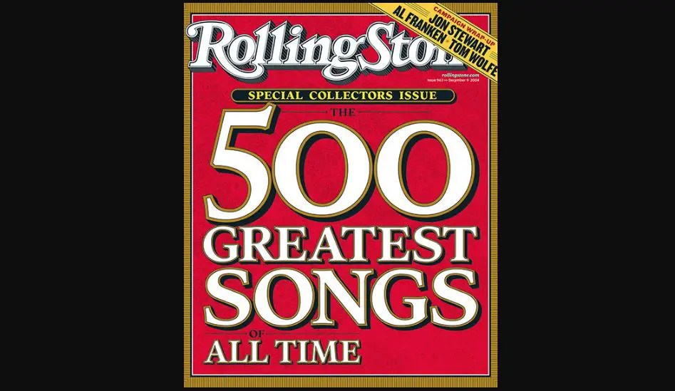 Analysis of Rolling Stone's 'The 500 Greatest Songs of All Time' List
