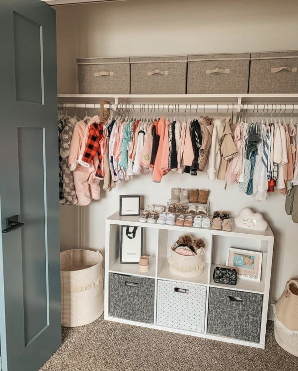 15 SpaceSaving Nursery Closet Organization Ideas Just Simply Mom