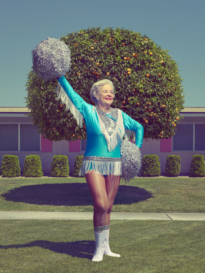 Todd Antony's beautiful photos of elderly cheerleaders