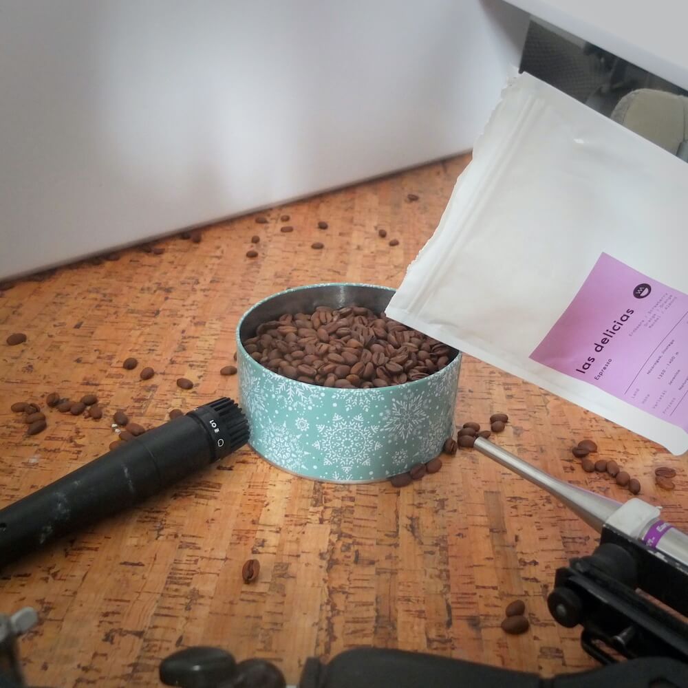 Coffee Beans, Grinders, Roaster Sound Effects Library