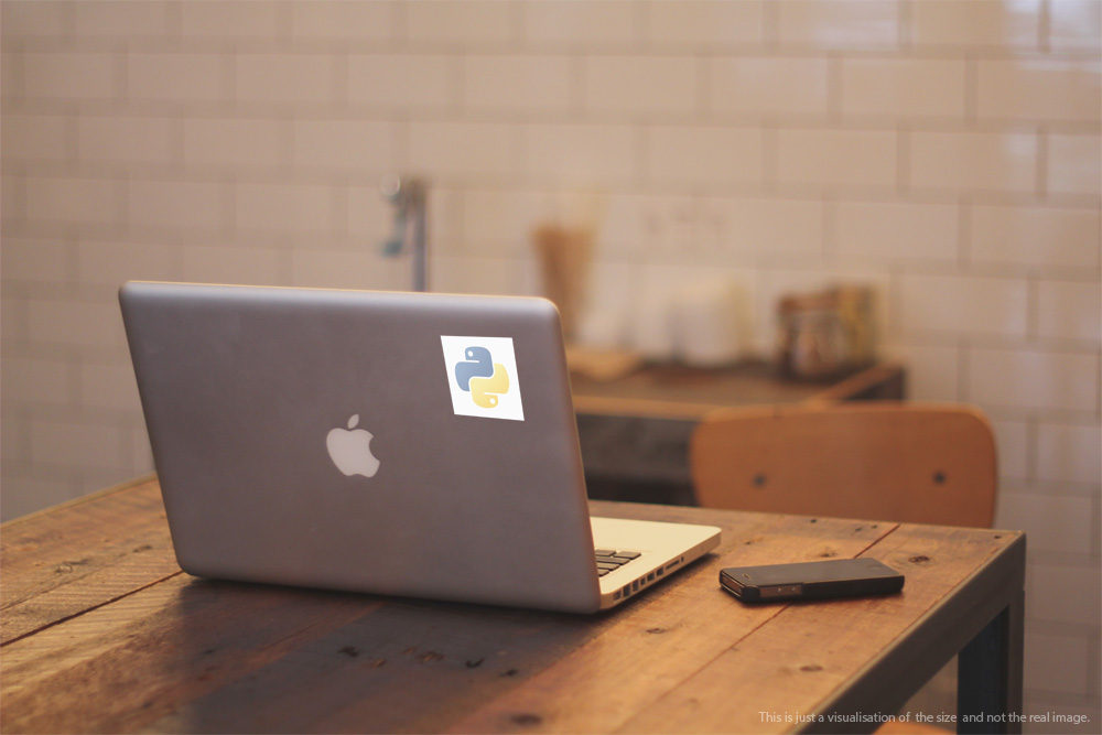 Python Laptop Sticker Just Stickers Just Stickers