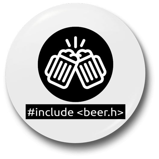 Programming Include Beer Badge Just Stickers Just Stickers