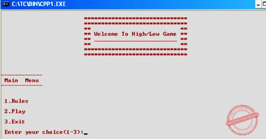 High/Low Game in C++ Just Tech Review