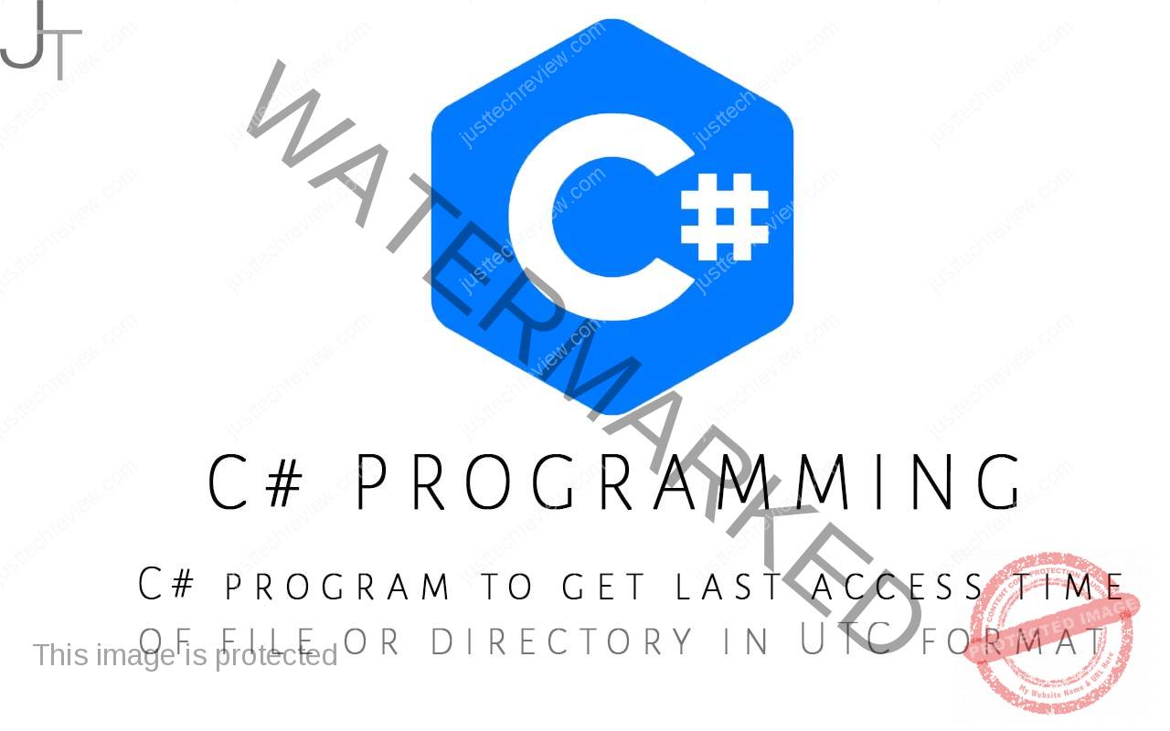 C program to get last access time of file or directory in UTC format