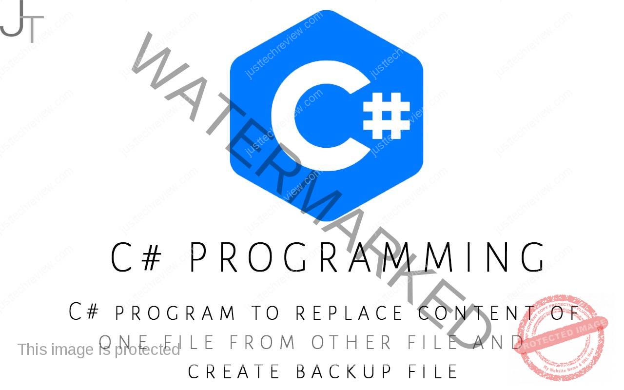 C program to replace the content of one file from other file and