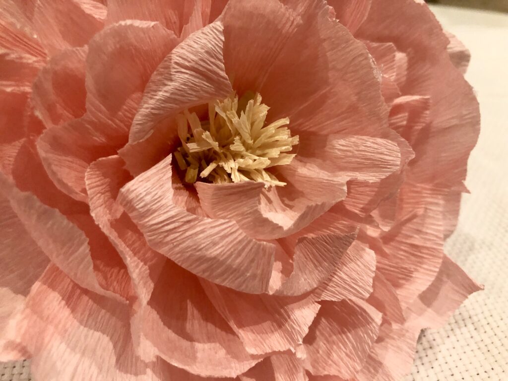 Crepe Paper Peonies · Just That Perfect Piece
