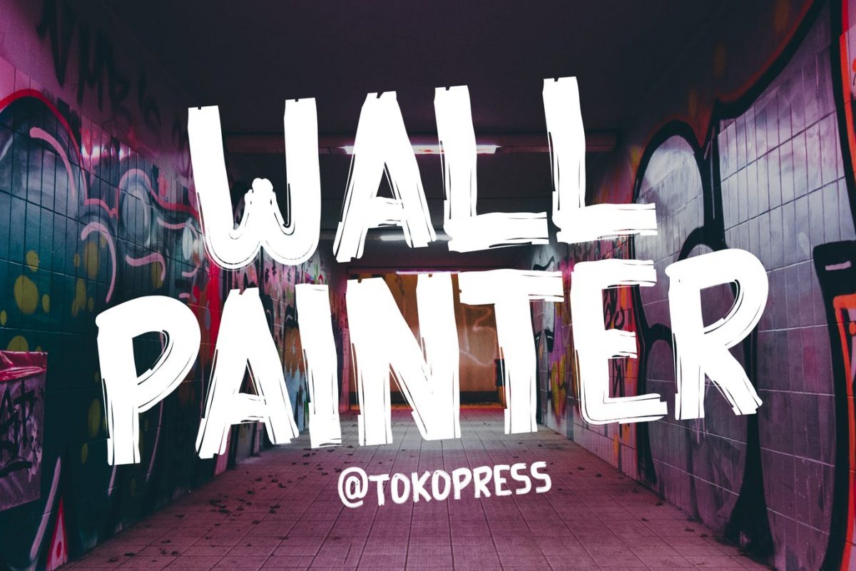 Wall Painter Rough brush font Just The Skills
