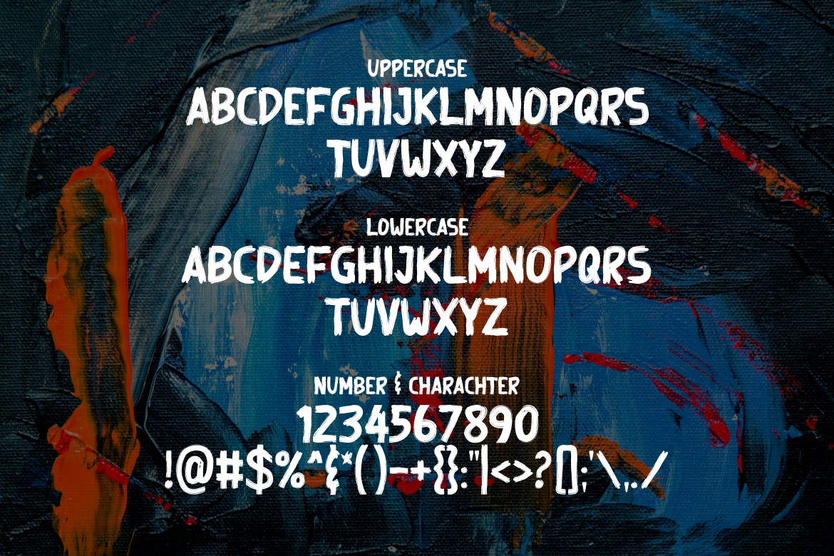 Wall Painter Rough brush font Just The Skills