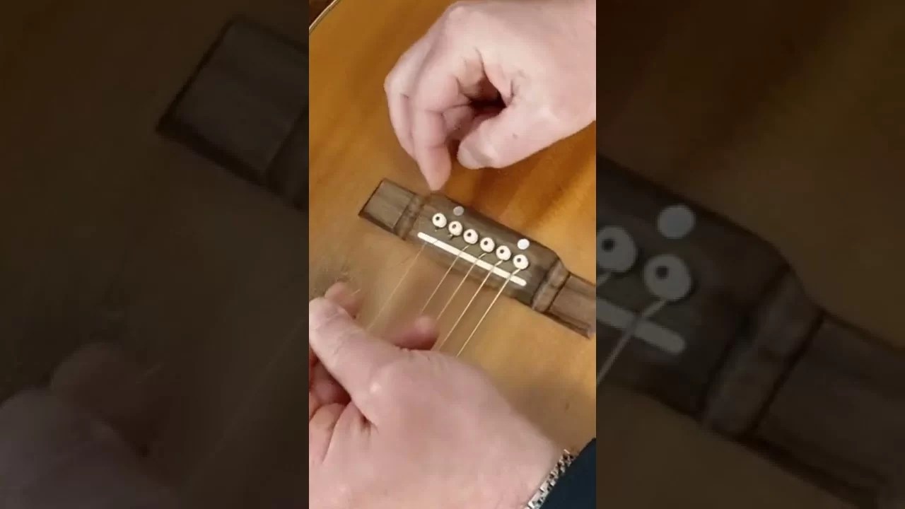 How To Fix Broken String Acoustic Guitar String Replace Just The Tone