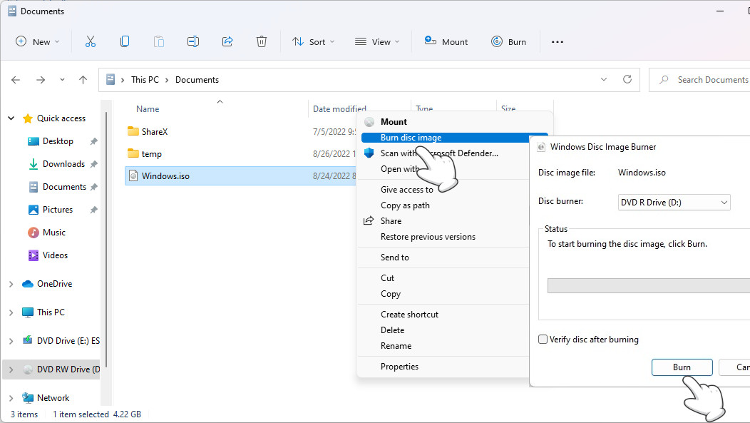 How to burn CDs and DVDs JustToThePoint