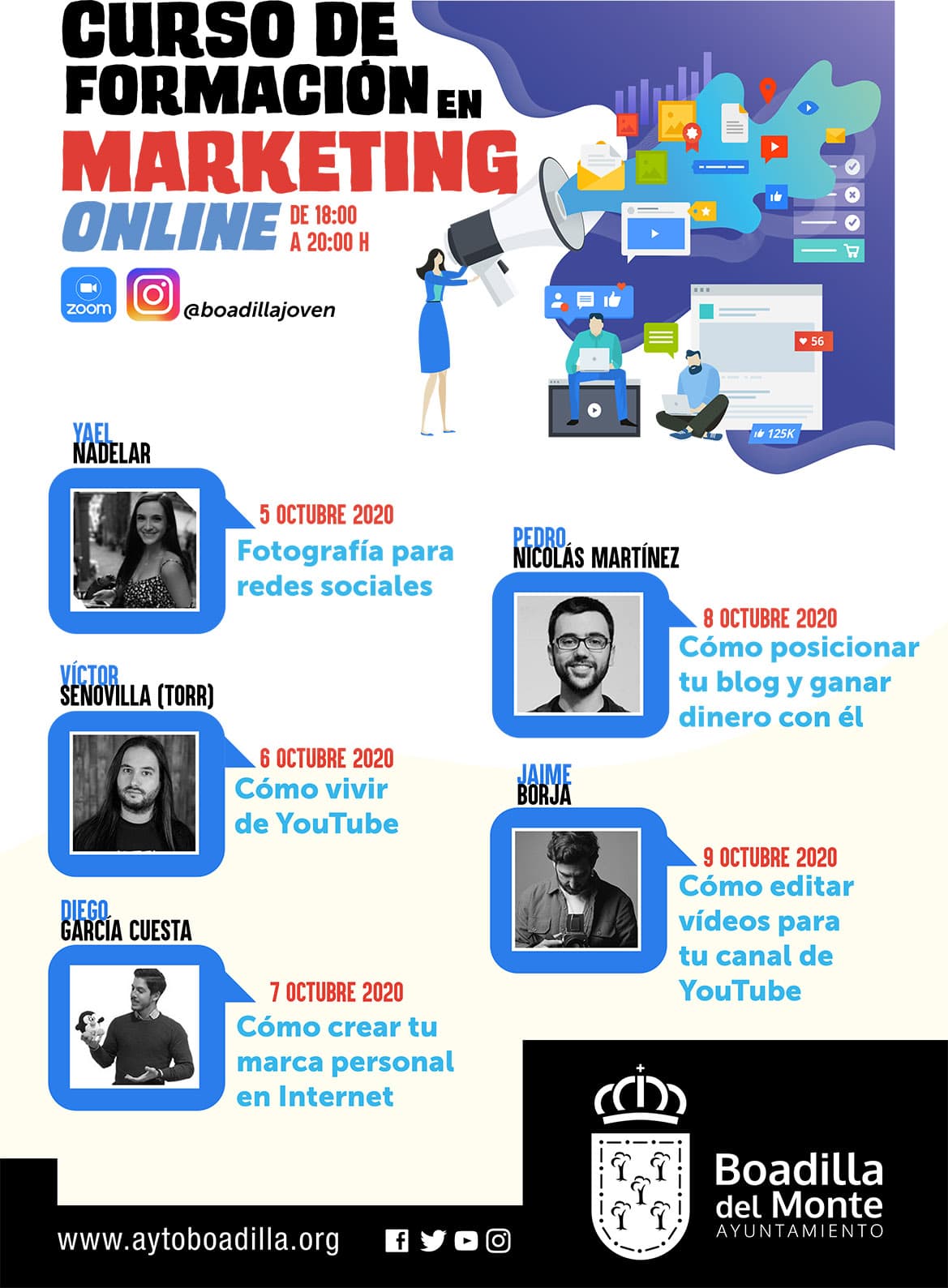 Curso formación en marketing online Casa de la juventud e infancia