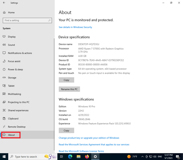 How to check PC specs in Windows 10 jv16 PowerTools Blog