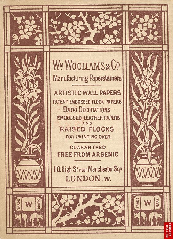 Arsenic and Old Wallpapers Journal of Victorian Culture Online