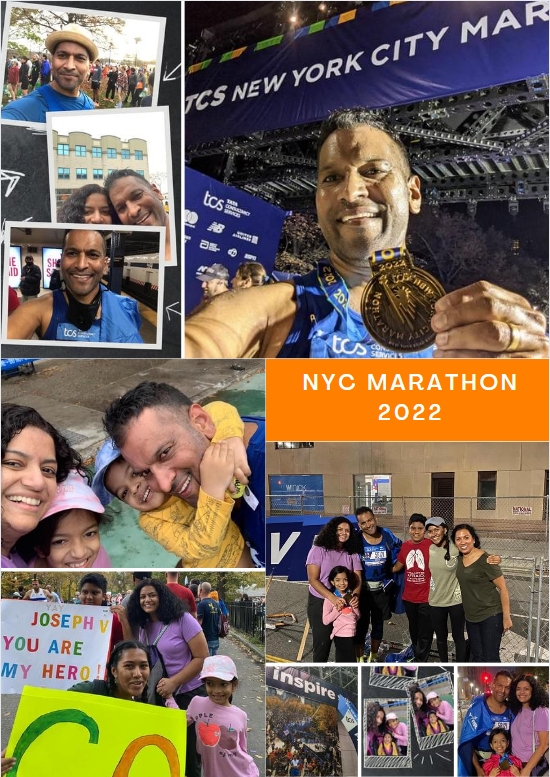 I Ran the NYC Marathon Again! Joseph Varghese
