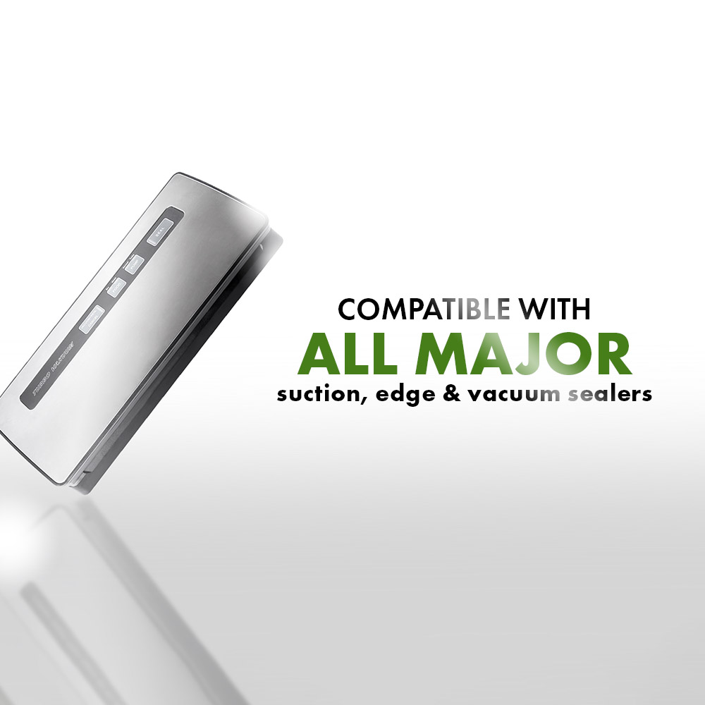 VacFlex 8" x 50' Vacuum Seal Rolls 4 Pack JVR Industries, Inc.®