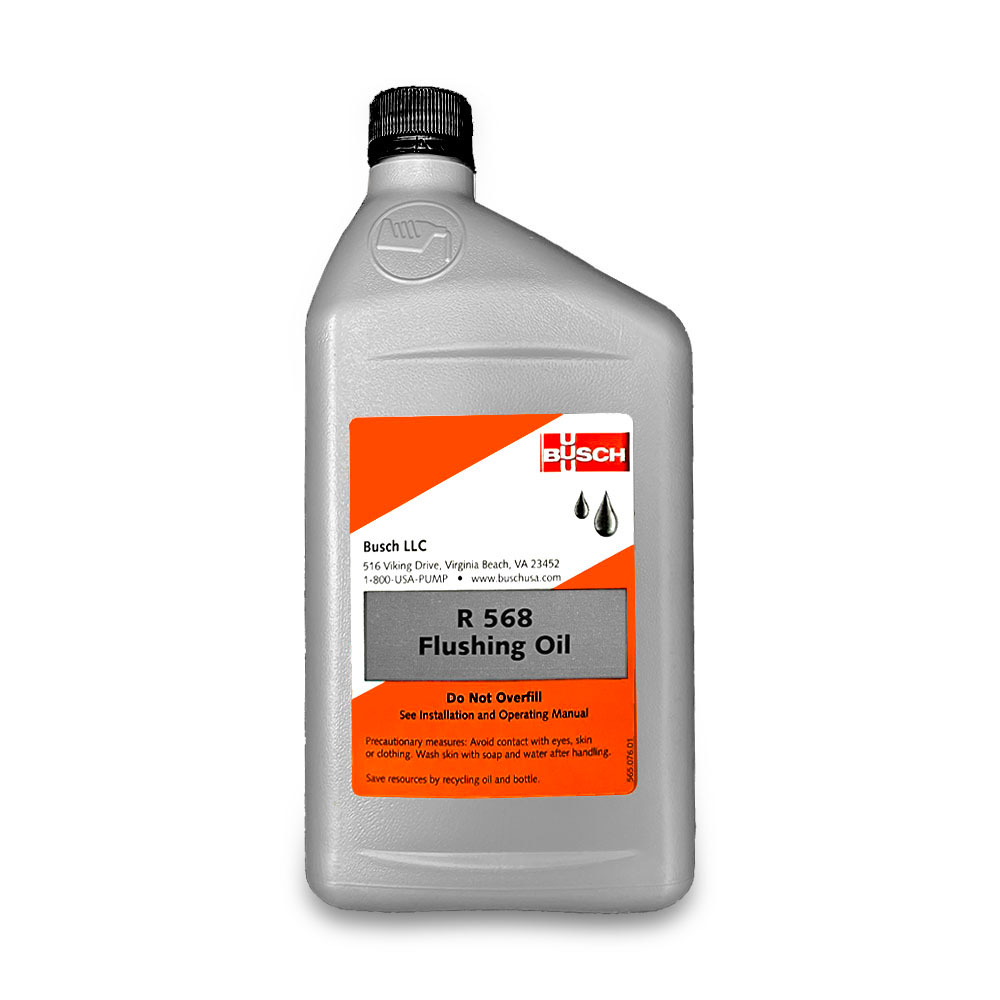 Busch R568 Flushing Oil, 1 Quart (946ml) / 0831.910.498 JVR
