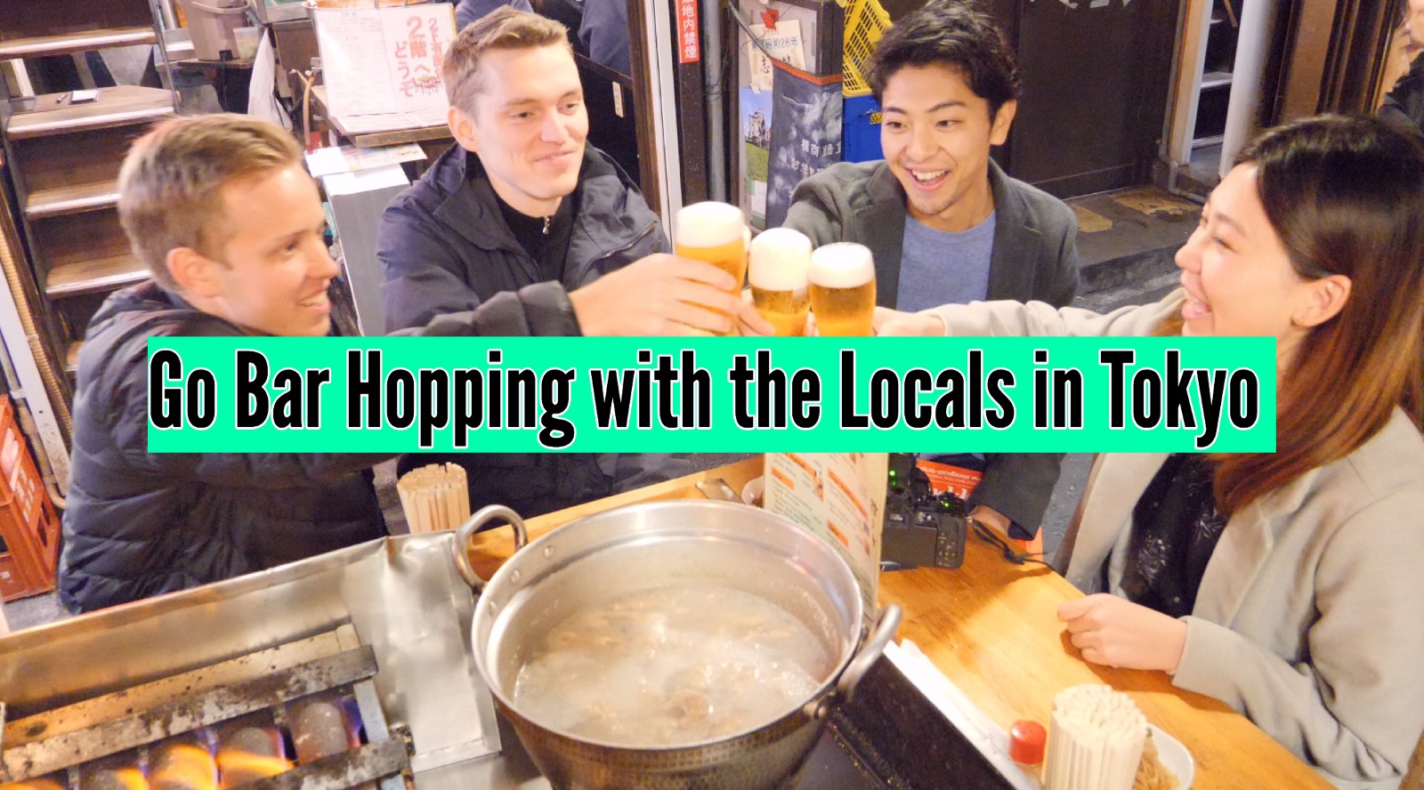 Tokyo Bar Hopping the Best Drink Tour in Shinjuku at Night Japan 