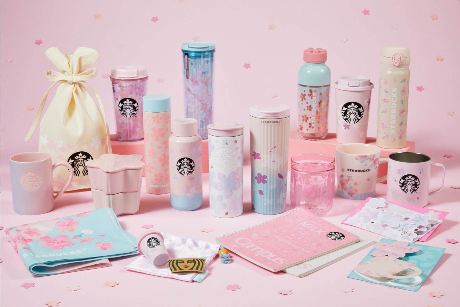 Starbucks Japan Sakura Tumblers and Mugs 2021 Japan  Magazine