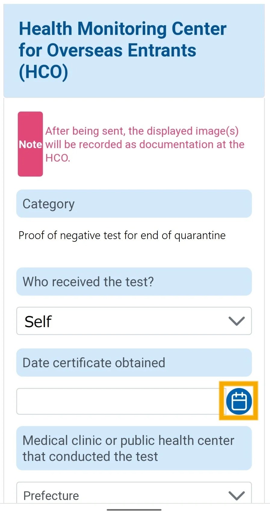How to use the MySOS Application for Entering/Returning to Japan
